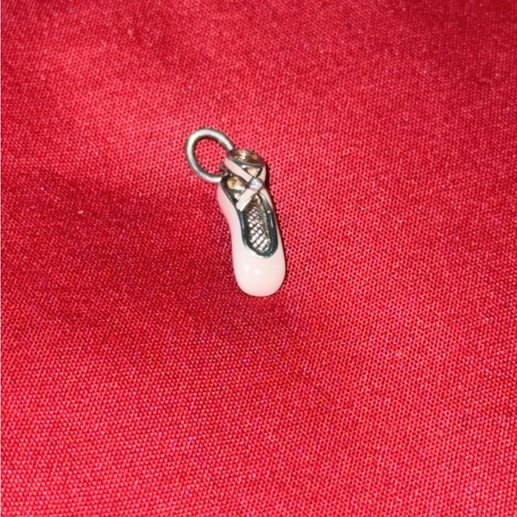 Tiffany & Co. Jewelry - Ballet Slipper Charm Pendant in Pink Enamel tiffany & co